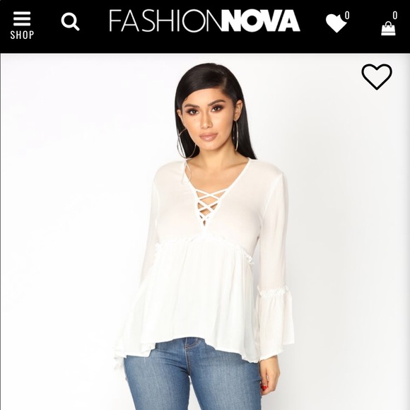Fashion Nova Tops - Bell sleeve FASHION NOVA top